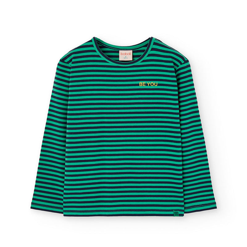 Striped Knit T-Shirt - Stripes