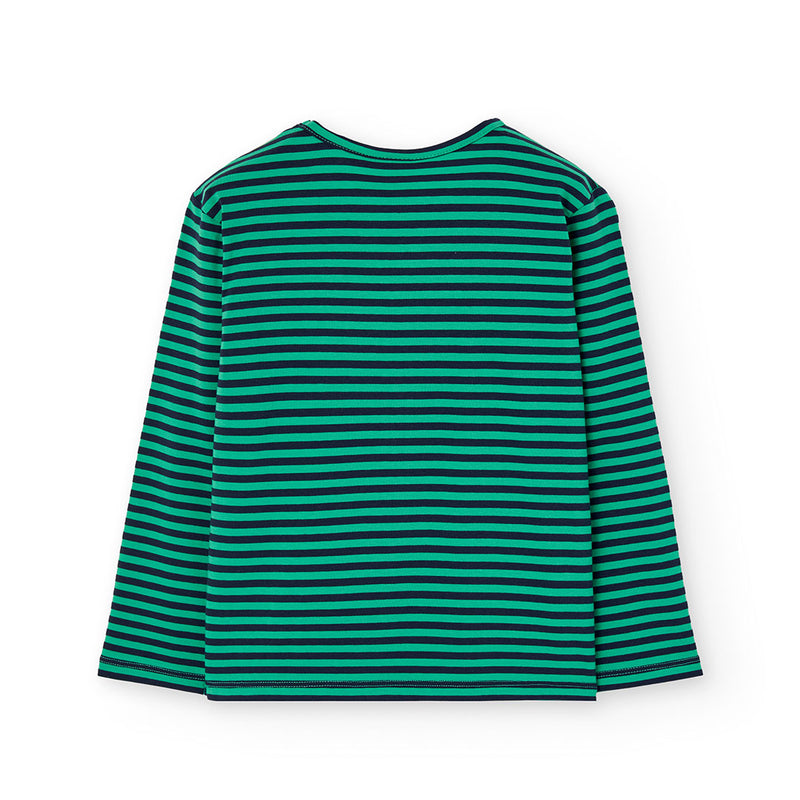 Striped Knit T-Shirt - Stripes