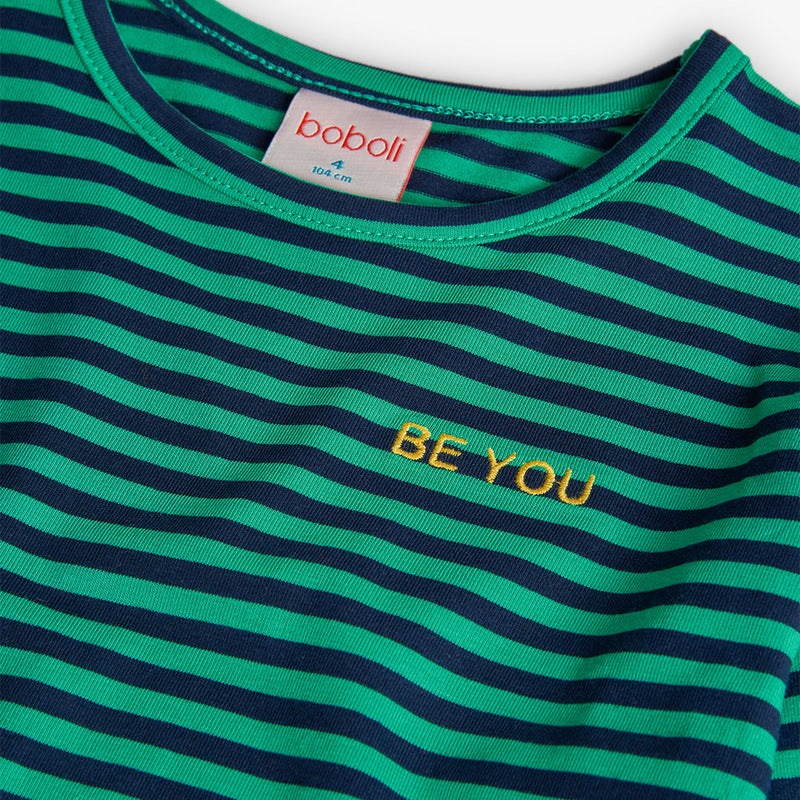 Striped Knit T-Shirt - Stripes