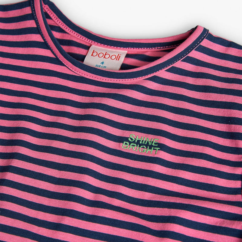 Knit Striped T-Shirt - Stripes