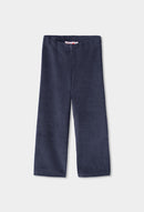 Corduroy Knit Trousers - Navy