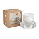 12 Piece Tableware Set - Cotton White