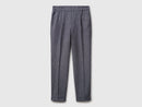 Stripe Trousers - Grey