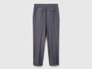 Stripe Trousers - Grey