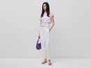 Slim Stretch Cotton Chino - White