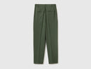 Slim Stretch Cotton Chino - Forest Green