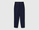 Slim Stretch Cotton Chino - Navy