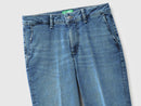 Slim Fit Denim Chino - Denim