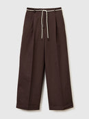 Drawstring Trouser - Brown