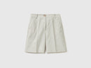 Check Bermuda Shorts - Light Green