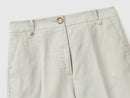 Check Bermuda Shorts - Light Green