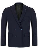 Double Breasted Massimo Jacket - Navy2