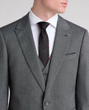 Peppe Mix & Match Tapered Fit Suit Jacket - Dark Grey