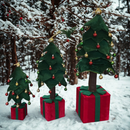 70cm Velvet Pop Up Christmas Tree