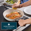 Halo LaserDefense Non-Stick Ceramic Frying Pan & Lid - 30cm