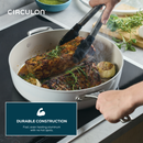 Halo LaserDefense Non-Stick Ceramic Sauté Pan & Lid - 30cm/4.7 Litre