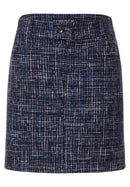 Maja Bouclè Dessin Skirt - Deep Blue