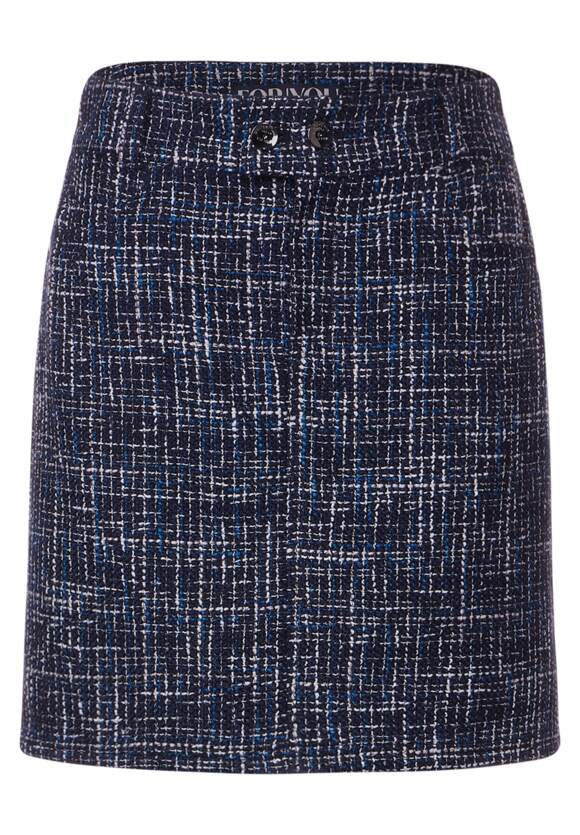 Maja Bouclè Dessin Skirt - Deep Blue