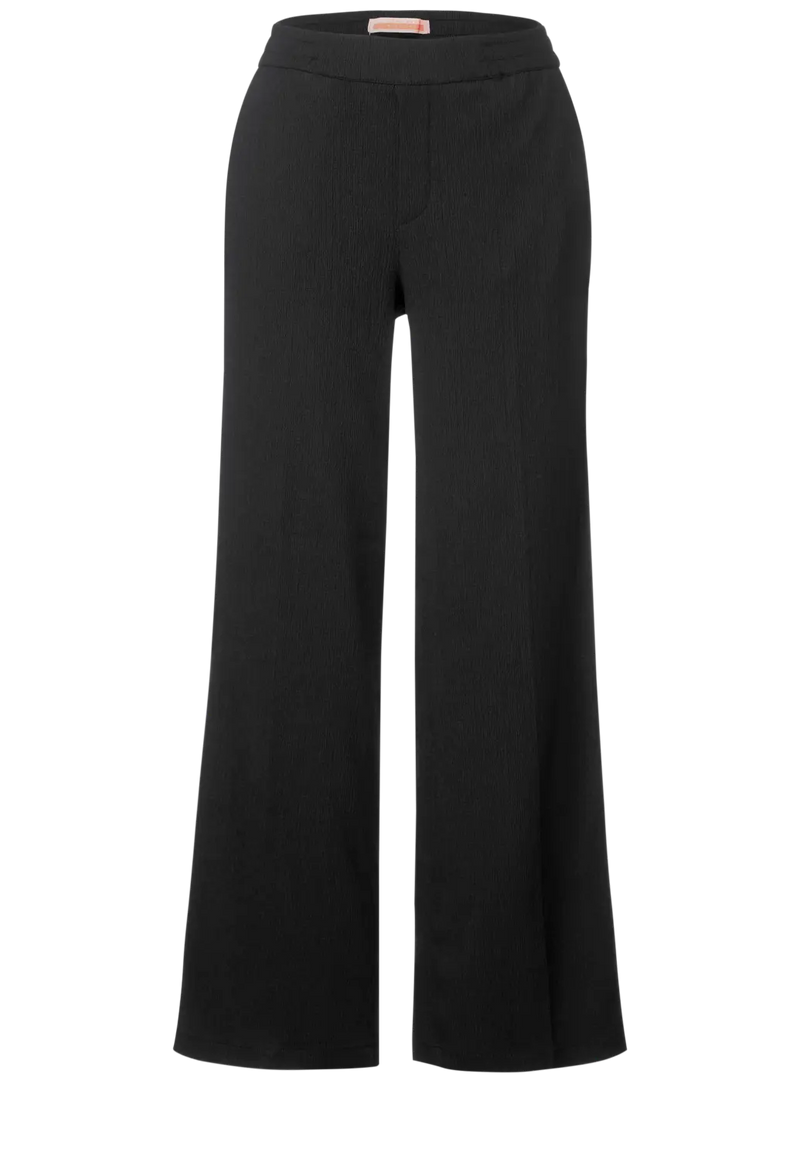 Straight Leg Trouser - Black