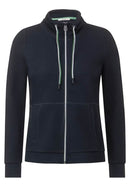 Twill Structure Sweatjacket - Universal Blue