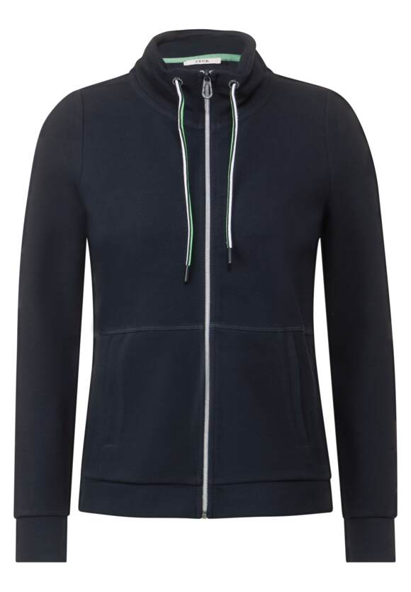 Twill Structure Sweatjacket - Universal Blue