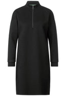 Troyer Sweat Dress - Black