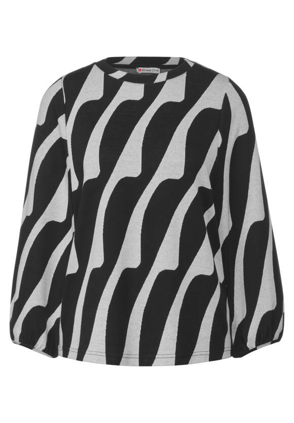 Big Graphic Dessin Shirt - Black