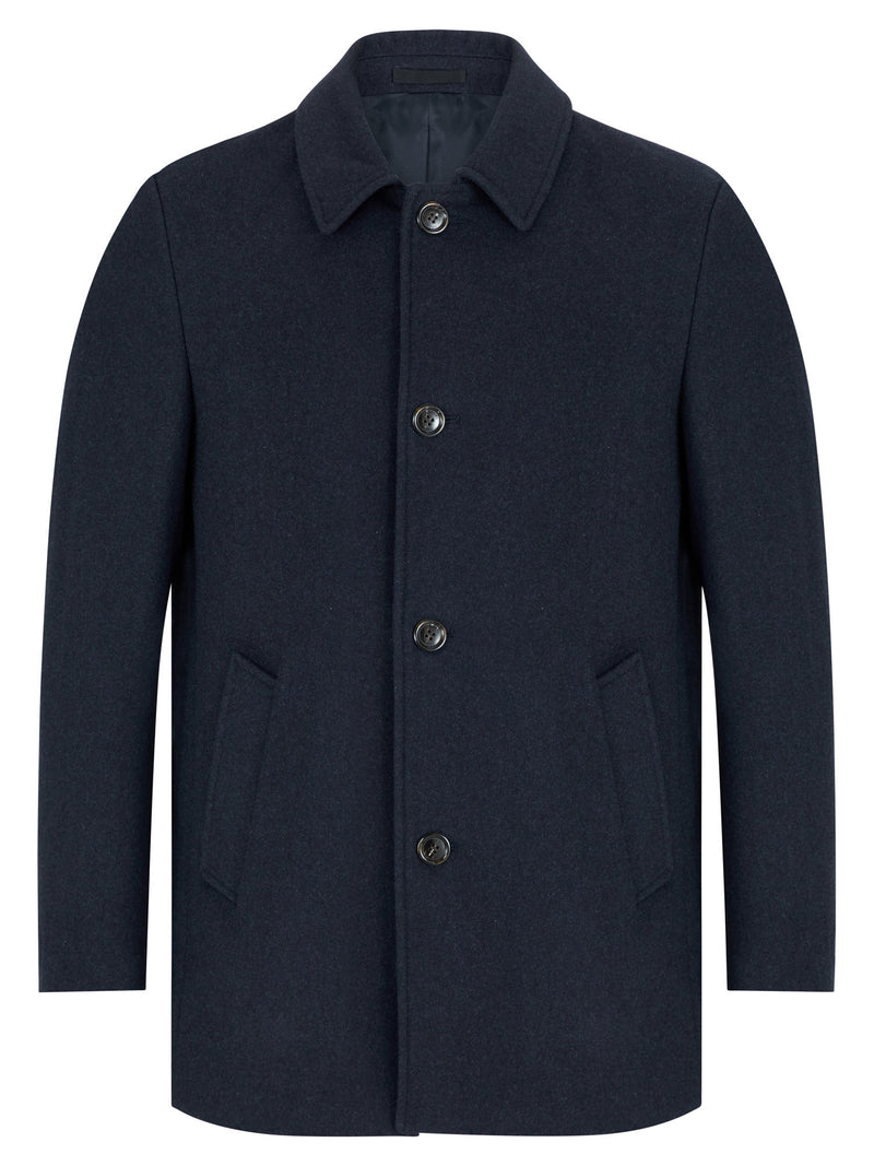 Branson Overcoat - Navy1