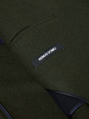 Aiden Wool Coat - Dark Lovat