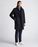 Aiden Wool Coat - Navy1
