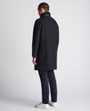 Aiden Wool Coat - Navy1