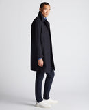 Aiden Wool Coat - Navy1
