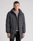 Tate Quilted Parka - Charcoal
