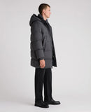 Tate Quilted Parka - Charcoal