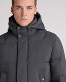 Tate Quilted Parka - Charcoal