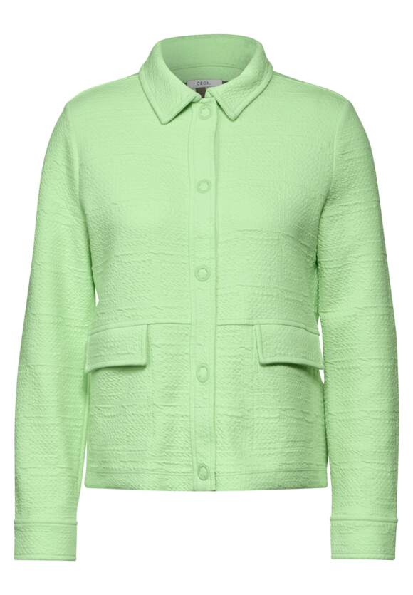 Short Structured Jacket - Matcha Lime