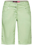 Scarlett Stripe Shorts - Matcha Lime