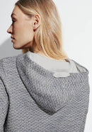 Boucle Hoody Shirt - Casual Denim Blue