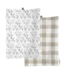 Woodbury Lane Set of 2 Tea Towels