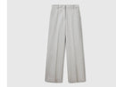 Wide Leg Trouser - Grey