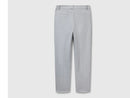 Slim Fit Crop Trouser - Grey