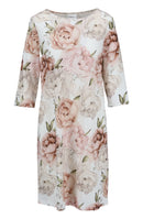 3/4 Sleeve Sleepshirt - Mauve