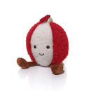Red & White Plush Sitter Bauble