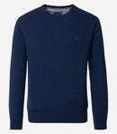 Round Neck Jumper - Dark Blue