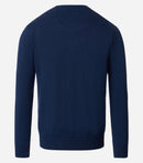 Round Neck Jumper - Dark Blue