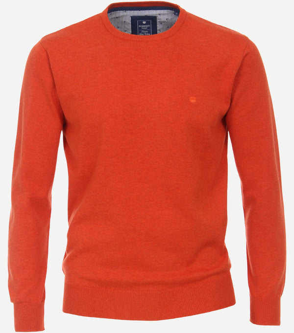 Round Neck Jumper - Orange