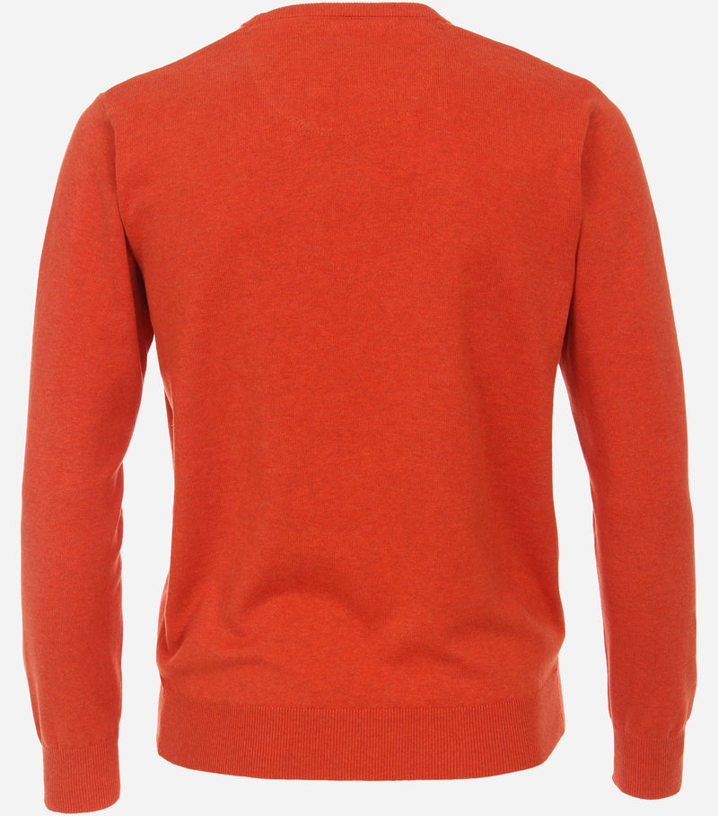Round Neck Jumper - Orange