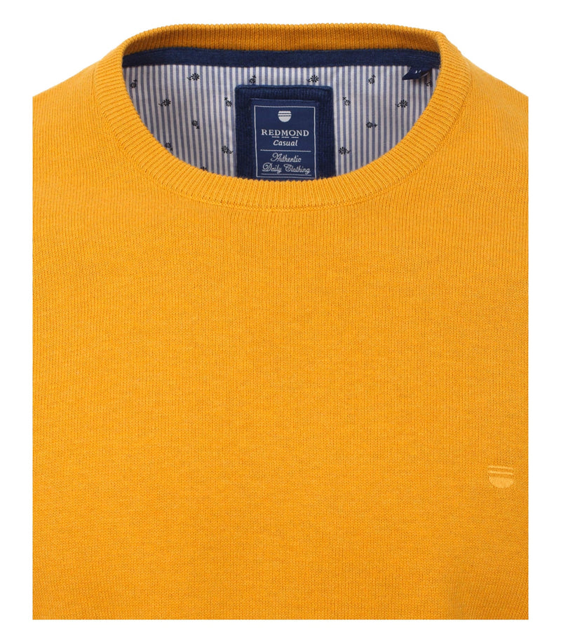 Round Neck Jumper - Yellow