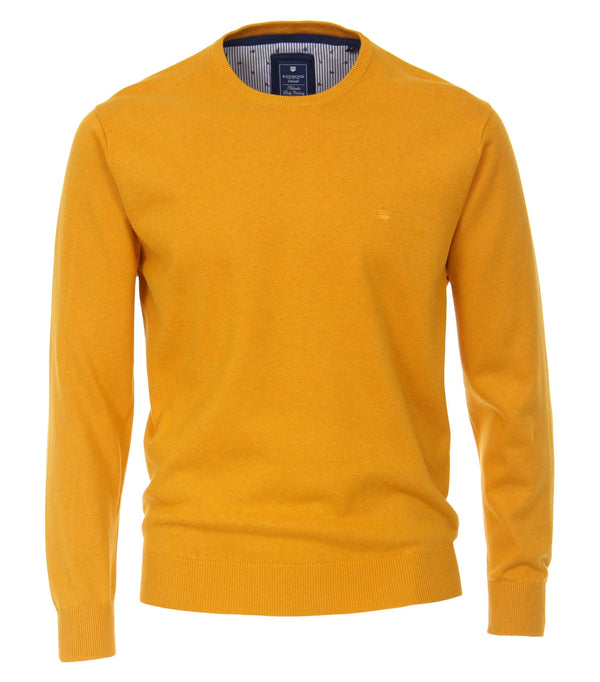 Round Neck Jumper - Yellow