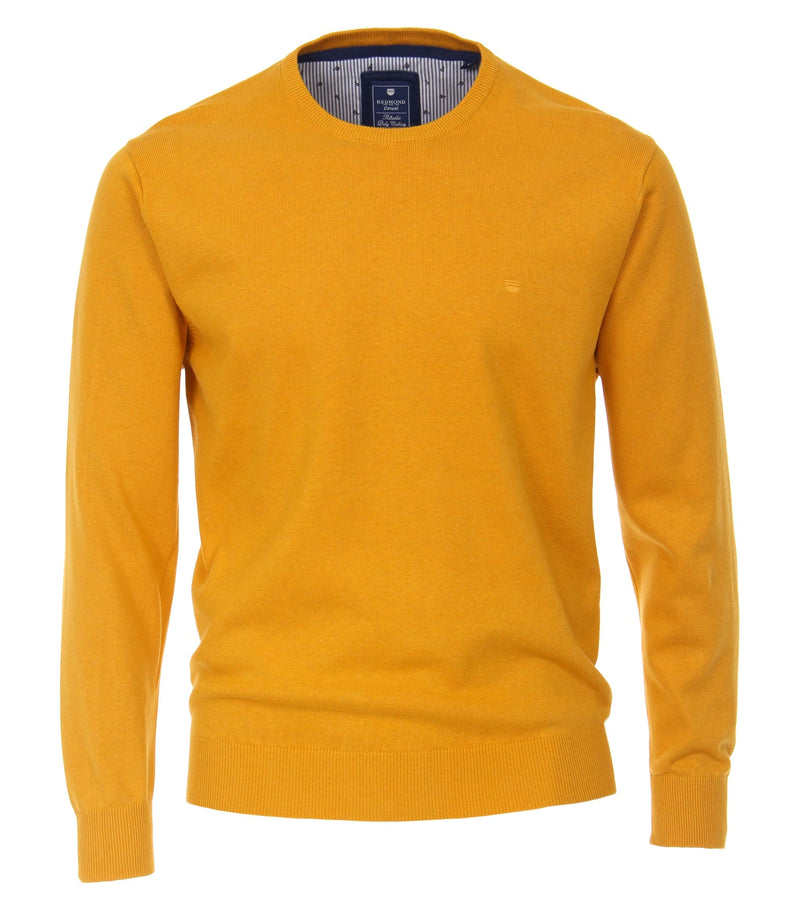 Round Neck Jumper - Yellow